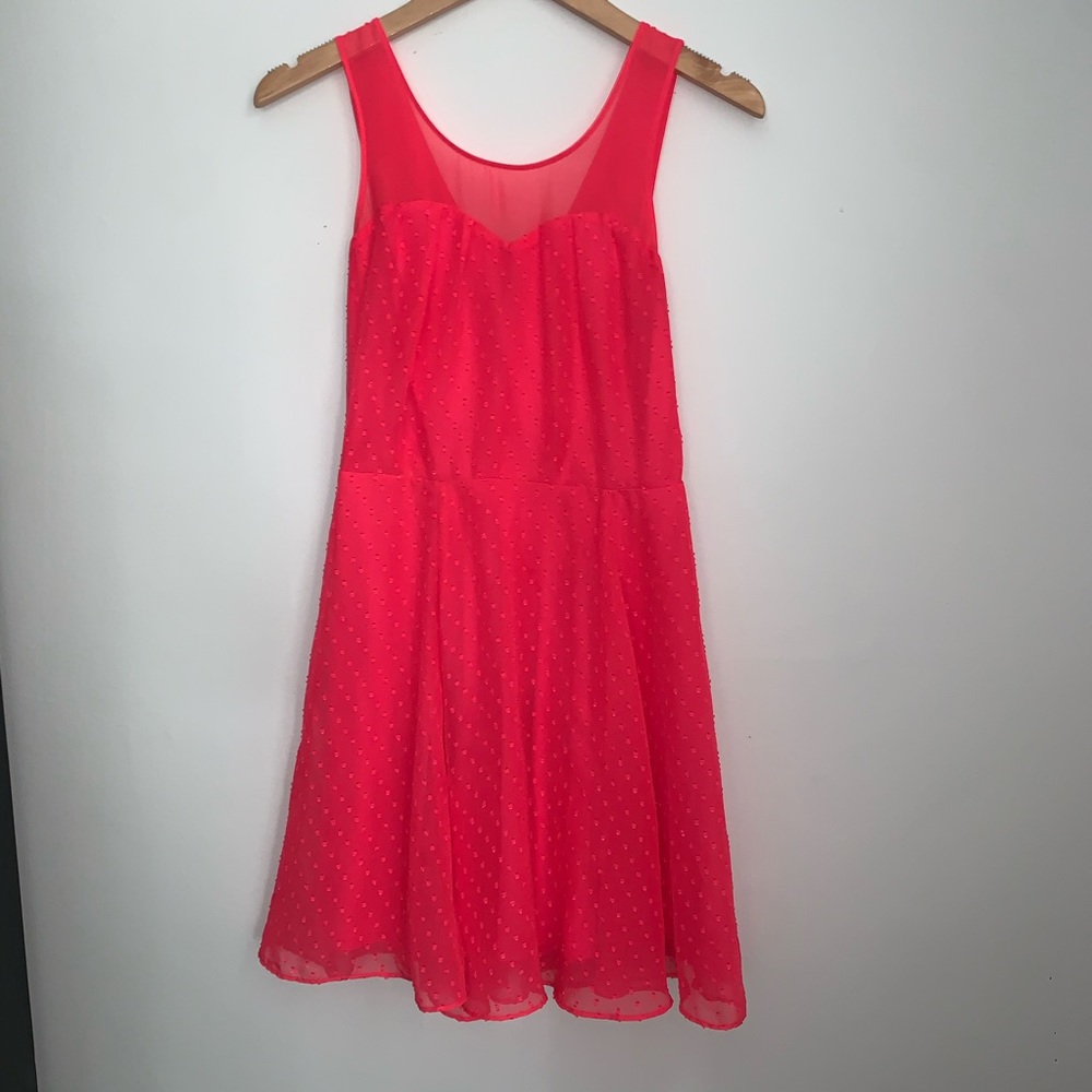 Hot pink Express dress